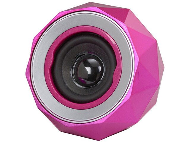 Digital Treasures Lyrix PowerBall BluetoothÂ® Portable Speaker Pink