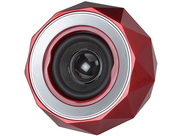 Digital Treasures Lyrix PowerBall BluetoothÂ® Portable Speaker Red