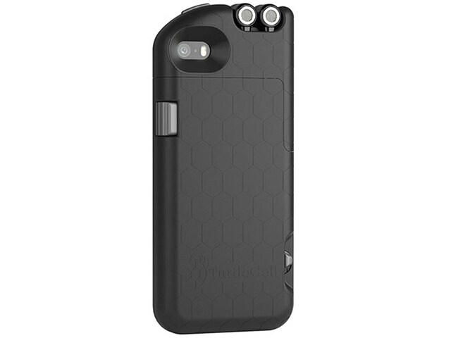 Digital Treasures TurtleCell Case for iPhone 5 5s with Retractable Headphones Black