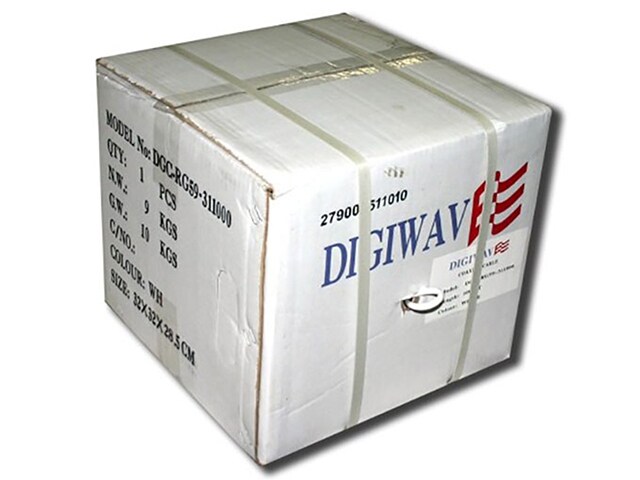 Digiwave RG58311000W 304.8 m 1000â€™ RG58 Coaxial Cable White