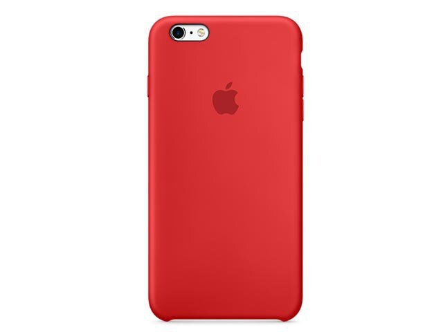 AppleÂ® Silicone Case for iPhone 6 Plus 6s Plus Red