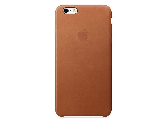 AppleÂ® Leather Case for iPhone 6 Plus 6s Plus Saddle Brown