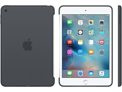 Étui en silicone pour iPad mini 4 Apple® - Gris charbon