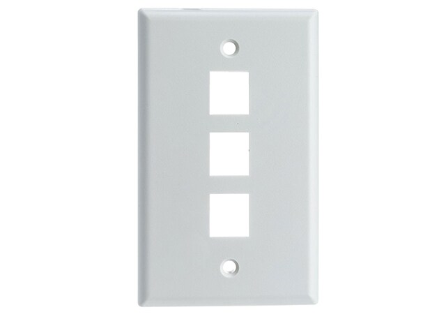 Digiwave DGA6315W Keystone Wall Plate 3 Available Slots