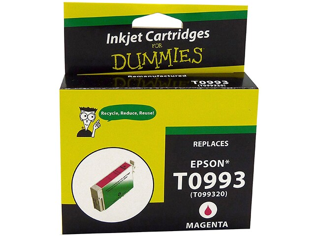 Ink For Dummies DE T0993 Remanufactured Ink Cartridge for Epson Magenta