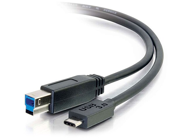 C2G 28867 3m 10â€™ USB B to USB C Cable Black