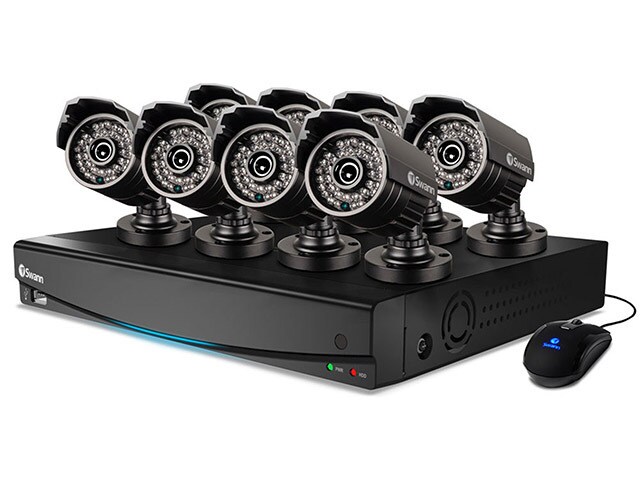 Swann DVK 834258S Indoor Outdoor 8 Channel Security System with 500GB 960H DVR and 8 PRO 735 Cameras