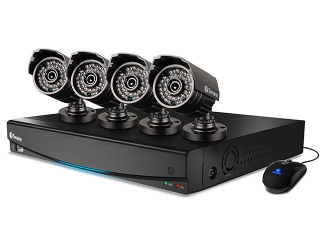 Swann DVK 834254 Indoor Outdoor 8 Channel Security System with 500GB 960H DVR and 4 PRO 735 Cameras