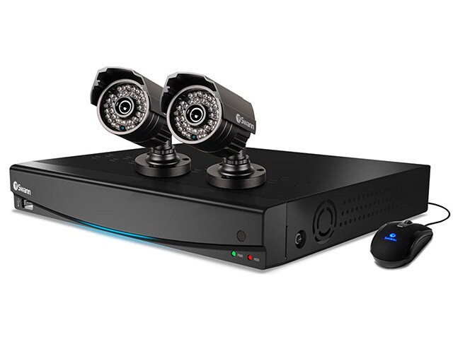 Swann DVK 434252 Indoor Outdoor 4 Channel Security System with 500GB 960H DVR and 2 PRO 735 Cameras