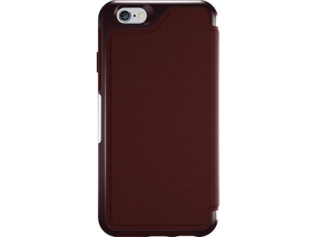 OtterBox Strada Folio Case for iPhone 6 6s Maroon
