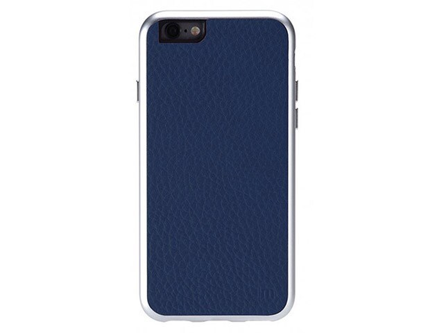 Just Mobile AluFrame Leather Case for iPhone 6 6s Blue