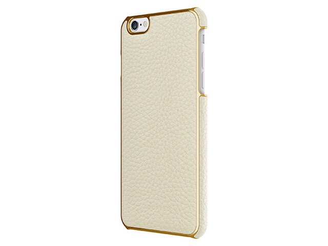 Adopted Leather Wrap Case for iPhone 6 Plus 6s Plus White Gold