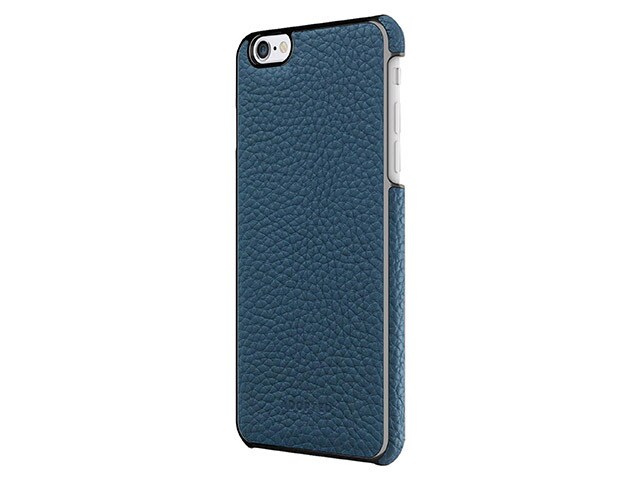 Adopted Leather Wrap Case for iPhone 6 Plus 6s Plus Navy Gunmetal