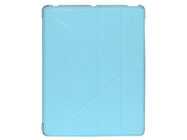 Buxton Origami Case for 3rd 4th Generation iPad Blue