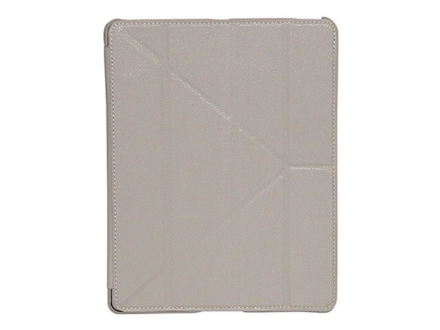 Buxton Origami Case for 3rd 4th Generation iPad Grey