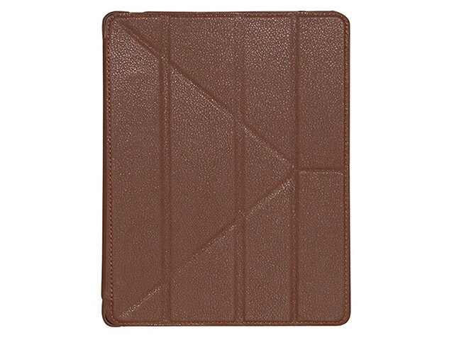 Buxton Origami Case for 3rd 4th Generation iPad Brown