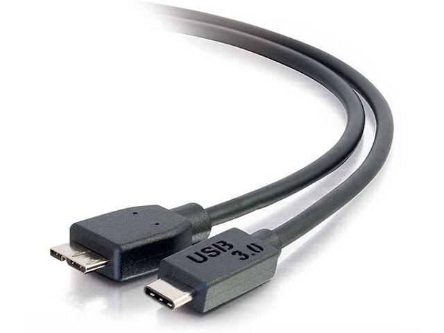 C2G 28864 3m 10â€™ USB C to Micro USB 3.0 Cable Black