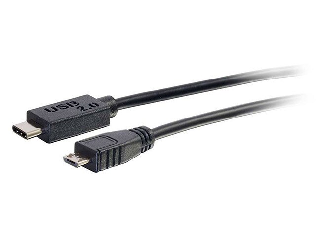 C2G 28853 3.7m 12â€™ USB C to Micro B USB Cable Black