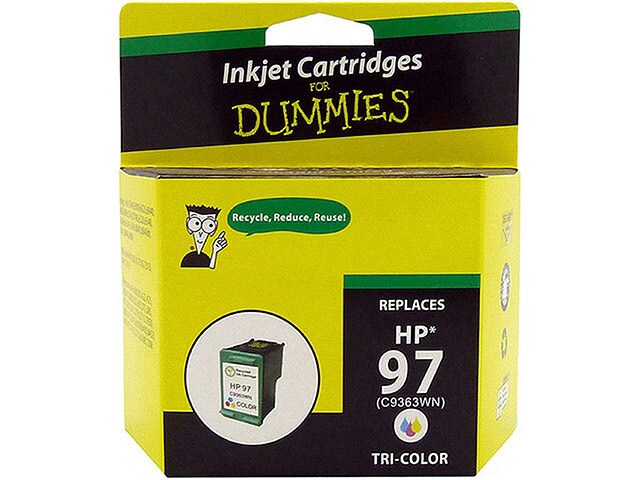 Ink For Dummies DH 97 Remanufactured Ink Cartridge for HP Tri Colour