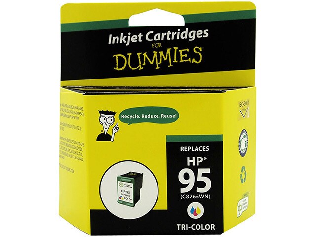 Ink For Dummies DH 95 Remanufactured Ink Cartridge for HP Tri Colour