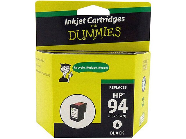 Ink For Dummies DH 94 Remanufactured Ink Cartridge for HP Black