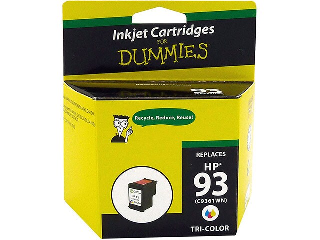 Ink For Dummies DH 93 Remanufactured Ink Cartridge for HP Tri Colour