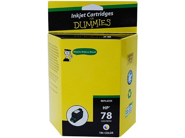 Ink For Dummies DH 78 Remanufactured Ink Cartridge for HP Tri Colour