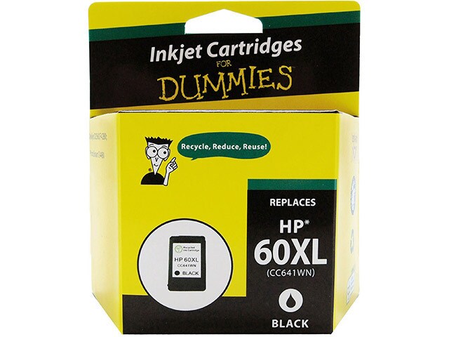 Ink For Dummies DH 60XLBK Remanufactured Ink Cartridge for HP Black