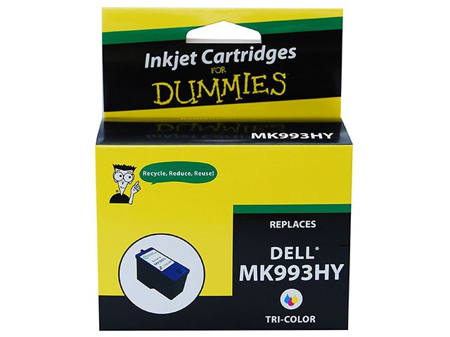 Ink For Dummies DD MK993HY Remanufactured Ink Cartridge for Dell Tri Colour