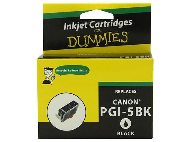 Ink For Dummies DC PGI5BK Compatible Ink Cartridge for Canon Black