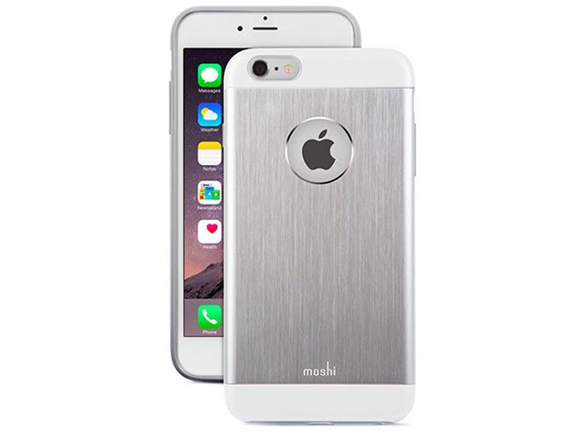 Moshi iGlaze Armour Hardshell Case for iPhone 6 Plus 6s Plus Silver