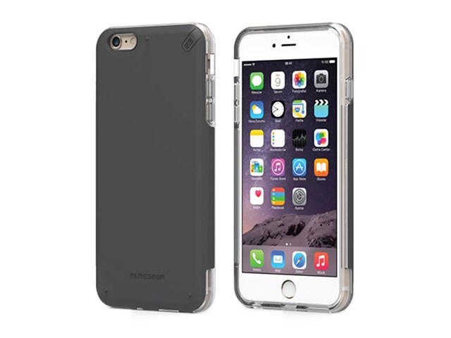 PureGear DualTek PRO Case for iPhone 6 Plus 6s Plus Black Clear