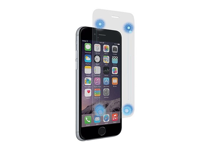 PureGear Tempered Glass with Smart Buttons for iPhone 6 Plus 6s Plus