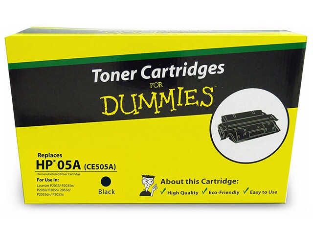 Ink For Dummies DHR CE505A Toner Cartridge for HP Black