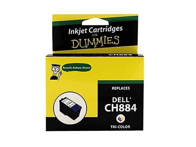 Ink For Dummies DD CH884HY Compatible Ink Cartridge for Dell Tri Colour