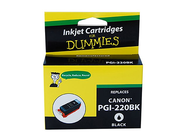 Ink For Dummies DC PGI220BK Compatible Ink Cartridge for Canon Black
