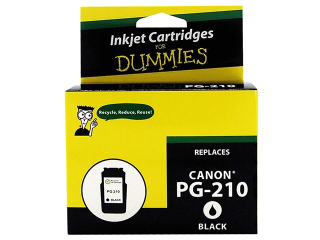 Ink For Dummies DC PG210 Compatible Ink Cartridge for Canon Black