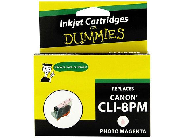 Ink For Dummies DC CLI8PC Remanufactured Ink Cartridge for Canon Magenta