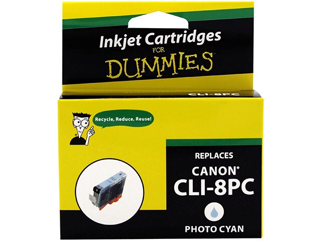 Ink For Dummies DC CLI8PC Remanufactured Ink Cartridge for Canon Cyan