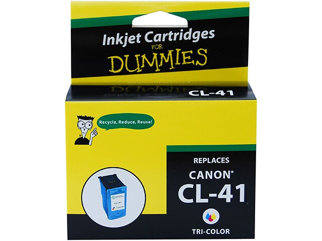 Ink For Dummies DC CL41 CL Remanufactured Ink Cartridge for Canon Tri Colour