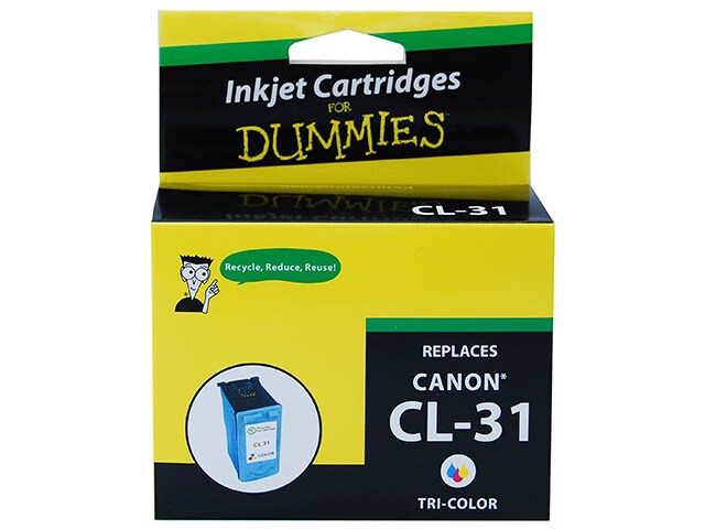 Ink For Dummies DC CL31 CL Remanufactured Ink Cartridge for Canon Tri Colour