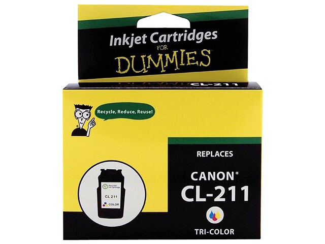 Ink For Dummies DC CL211CL Remanufactured Ink Cartridge for Canon Tri Colour