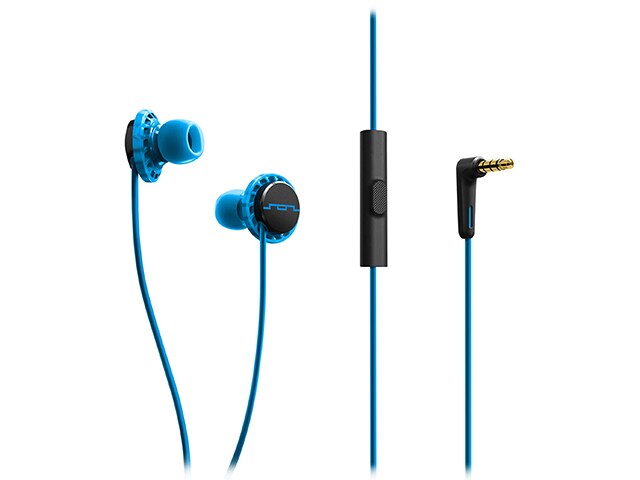 Sol Republic Relays Sport SB In Ear Headphones with One Button Horizon Blue