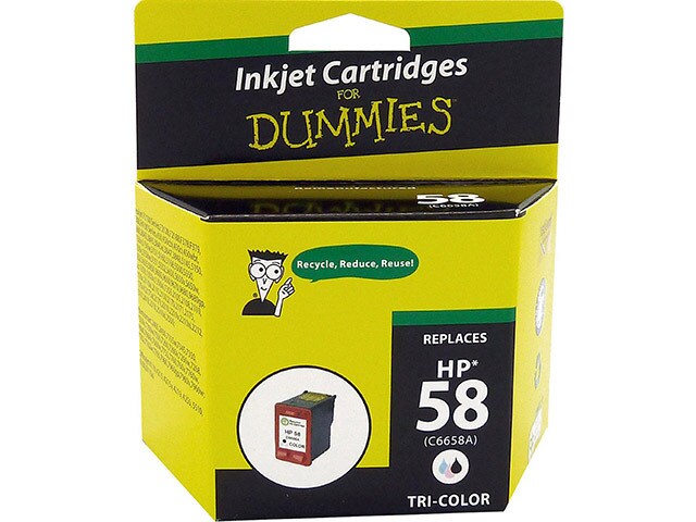Ink For Dummies DH 58 C6658 Remanufactured Ink Cartridge for HP Black