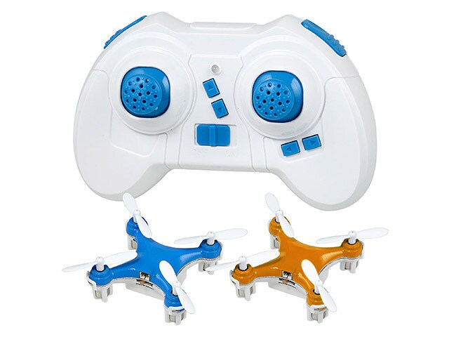 Teeny Drones Fly 1 Charge 1 Pack Blue Orange