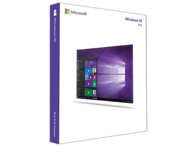 Microsoft Windows 10 Pro 32-bit/64-bit Software - English