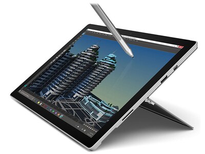 Tablette Surface Pro 4 de Microsoft,  12,3 po avec processeur Intel® m3, 128 Go et Windows 10 Pro