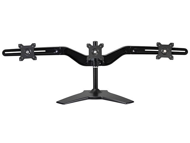 Amer Networks AMR3S 15â€� 24â€� Triple Monitor Mount with Desk Stand