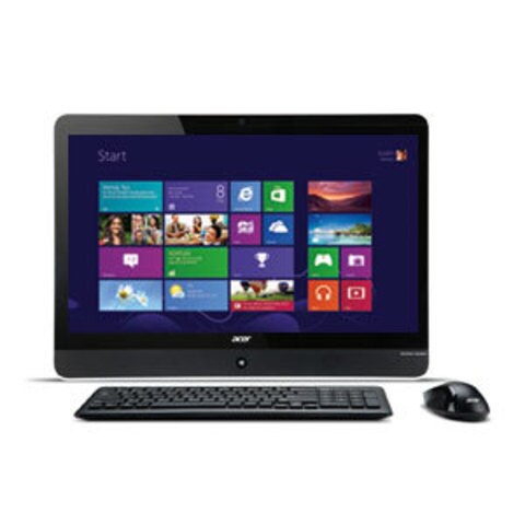 Acer AZ3 600 ER31 Portable All in One 21.5 quot; Desktop with Intel J2850 500GB HDD 4GB RAM Bilingual White Open Box