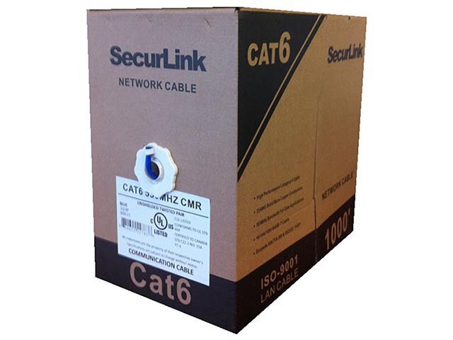 SecurLink CBLCAT61000B 304.8m 1000â€™ CAT6 Network Cable Blue
